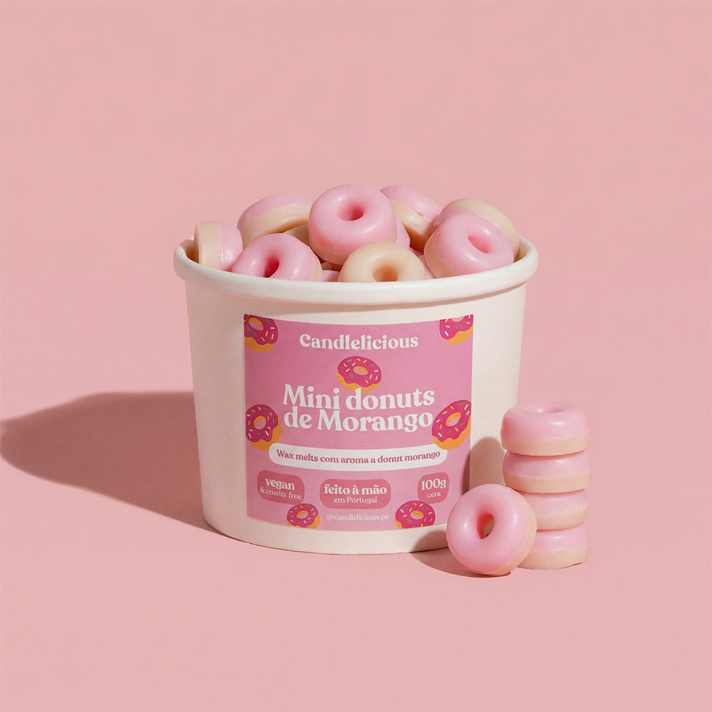 Mini Donuts Morango