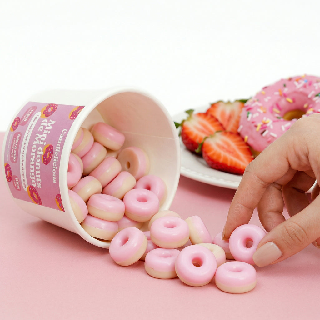 Mini Donuts Morango