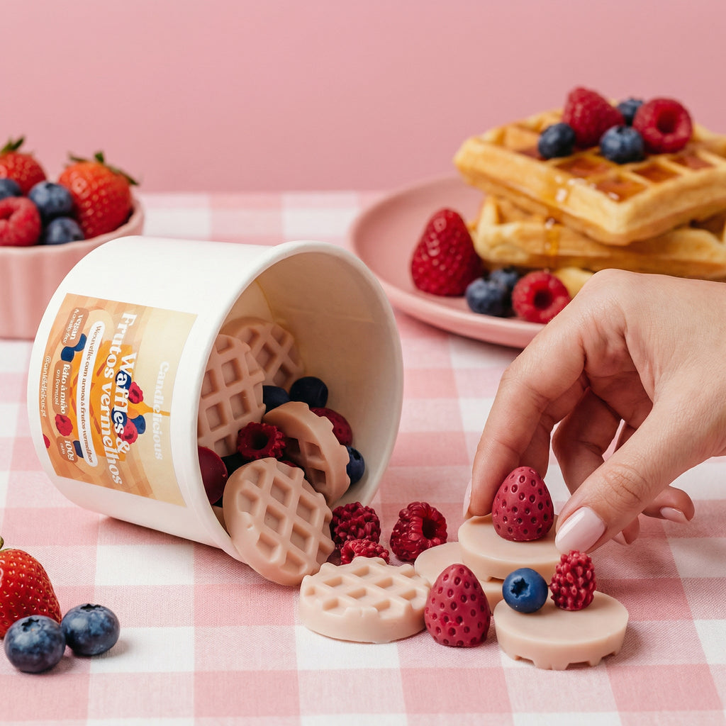 Waffles & Frutos Vermelhos